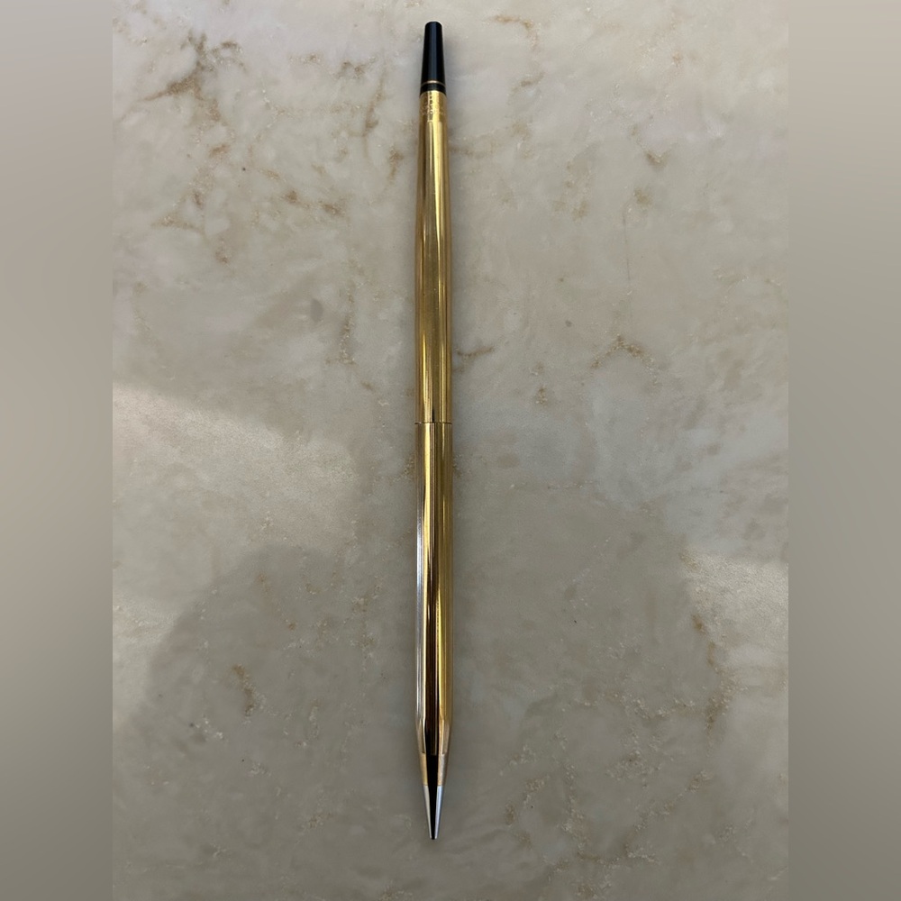 Cross made in USA Desk set pencil
10K gold filled 0.5 mm pencil